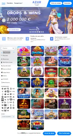 l'application et interface Cadoola Casino
