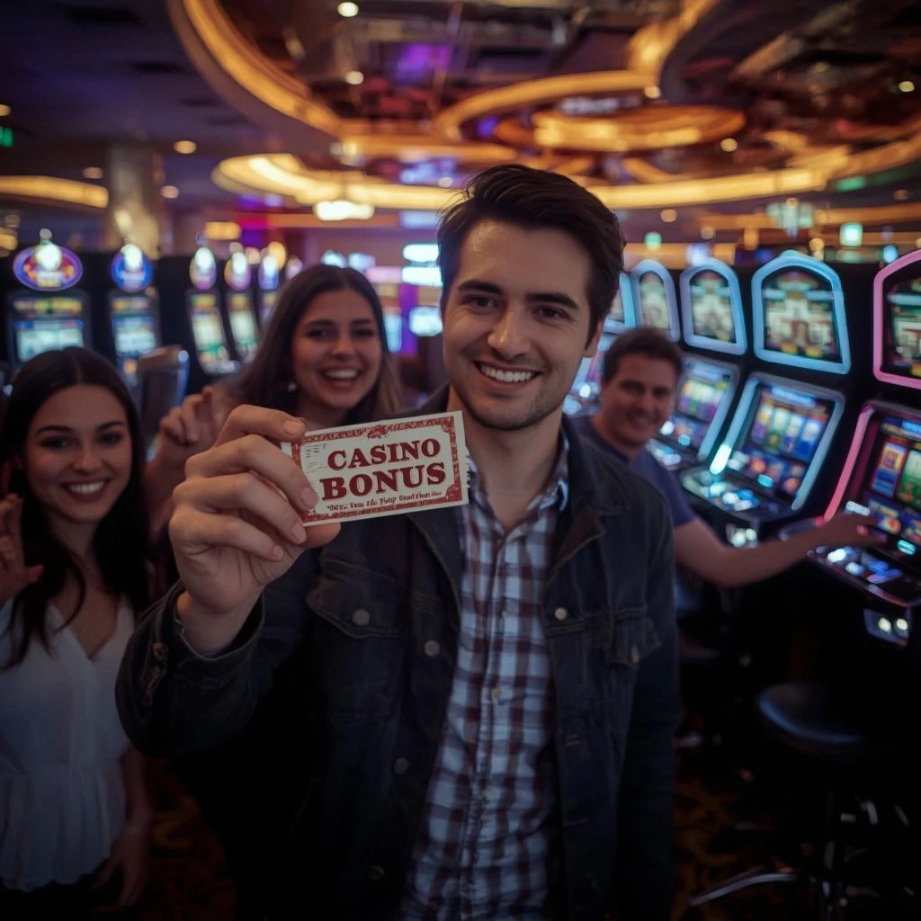 une personne avec un bonus de casino Cadoola Casino