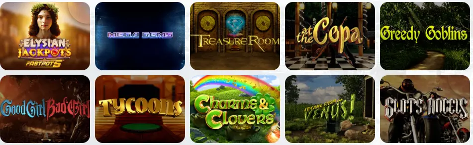 Les Jackpots au Cadoola Casino